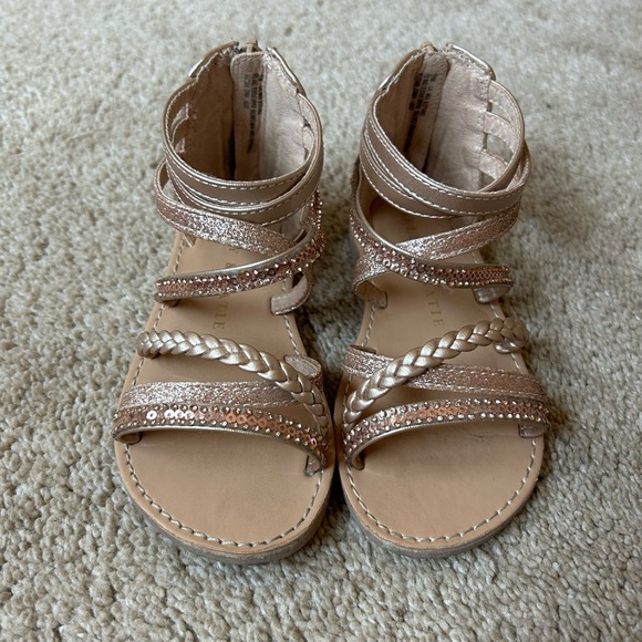 Lil Mia Gladiator Sandal size 9 - Picture 3 of 4